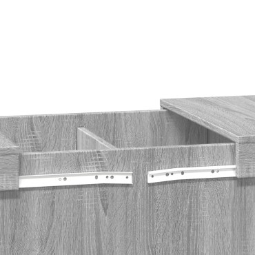 vidaXL Τραπεζάκι Σαλονιού Γκρι Sonoma 80x55x40cm Επεξεργασμένο Ξύλο 1 τεμ.
