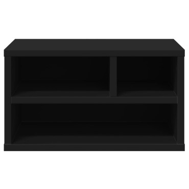 vidaXL Βάση Εκτυπωτή Μαύρη 40x32x22,5 εκ. από Επεξεργασμένο Ξύλο
