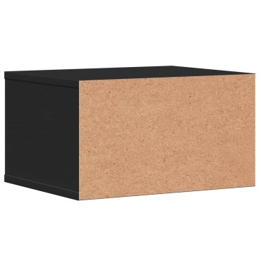 vidaXL Βάση Εκτυπωτή Μαύρη 40x32x22,5 εκ. από Επεξεργασμένο Ξύλο