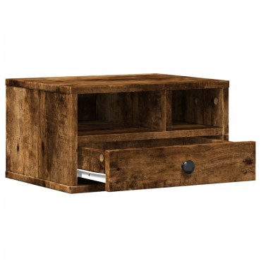 vidaXL Βάση Εκτυπωτή Καπνιστή Δρυς 40x32x22,5 εκ. Επεξεργασμένο Ξύλο