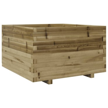 vidaXL Ζαρντινιέρα Κήπου 80x80x49,5 εκ. από Εμποτισμένο Ξύλο Πεύκου