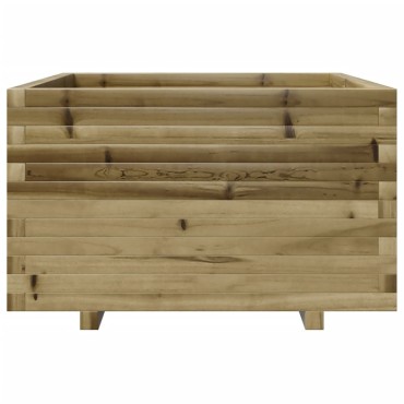 vidaXL Ζαρντινιέρα Κήπου 80x80x49,5 εκ. από Εμποτισμένο Ξύλο Πεύκου