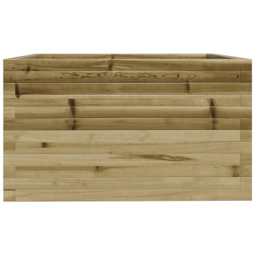 vidaXL Ζαρντινιέρα Κήπου 80x80x49,5 εκ. από Εμποτισμένο Ξύλο Πεύκου