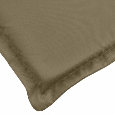 vidaXL Μαξιλάρι Ξαπλώστρας Taupe 200x50x4cm Ύφασμα