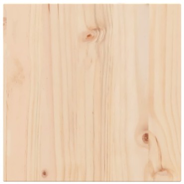 vidaXL Επιφάνεια Τραπεζιού Τετράγωνη 50x50x1,7cm Μασίφ Ξύλο Πεύκου 1 τεμ.
