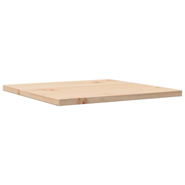 vidaXL Επιφάνεια Τραπεζιού Τετράγωνη 50x50x1,7cm Μασίφ Ξύλο Πεύκου 1 τεμ.
