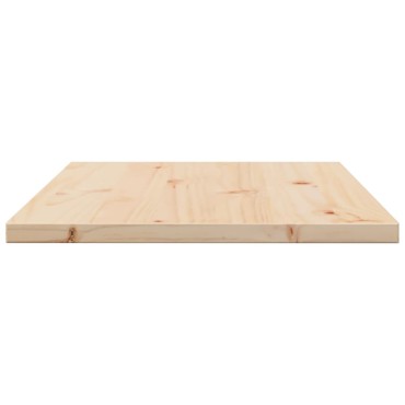 vidaXL Επιφάνεια Τραπεζιού Ορθογώνια 80x50x2,5cm Μασίφ Ξύλο Πεύκου 1 τεμ.