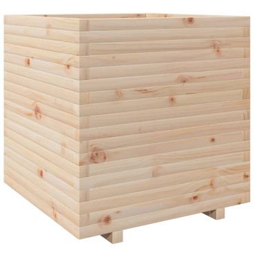 vidaXL Ζαρντινιέρα Κήπου 70x70x72,5 εκ από Μασίφ Ξύλο Πεύκου