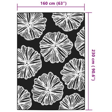 vidaXL Χαλί εξωτερικού χώρου ARAKIL Πράσινο 160x230 cm PP
