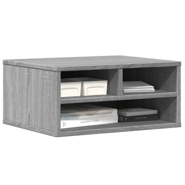 vidaXL Βάση Εκτυπωτή Γκρι Sonoma 49x40x22,5 εκ. από Επεξεργασμένο Ξύλο