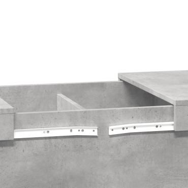 vidaXL Τραπεζάκι Σαλονιού Γκρι Σκυρ. 100x55x40cm Επεξεργασμένο Ξύλο 1 τεμ.