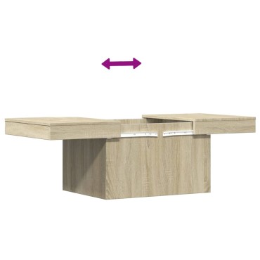 vidaXL Τραπεζάκι Σαλονιού Sonoma Δρυς 80x55x40cm Επεξεργασμένο Ξύλο 1 τεμ.