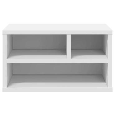 vidaXL Βάση Εκτυπωτή Λευκή 40x32x22,5 εκ. από Επεξεργασμένο Ξύλο