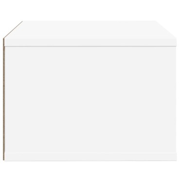 vidaXL Βάση Εκτυπωτή Λευκή 40x32x22,5 εκ. από Επεξεργασμένο Ξύλο