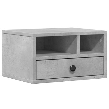vidaXL Βάση Εκτυπωτή Γκρι Σκυρ. 40x32x22,5 εκ. από Επεξεργασμένο Ξύλο