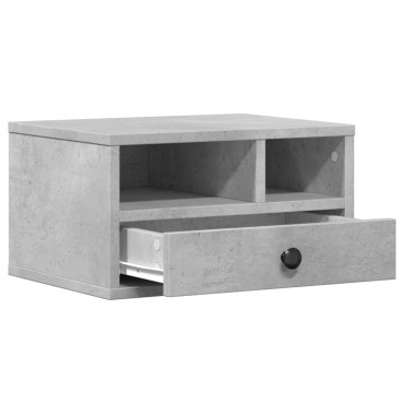 vidaXL Βάση Εκτυπωτή Γκρι Σκυρ. 40x32x22,5 εκ. από Επεξεργασμένο Ξύλο
