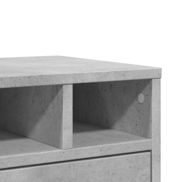 vidaXL Βάση Εκτυπωτή Γκρι Σκυρ. 40x32x22,5 εκ. από Επεξεργασμένο Ξύλο