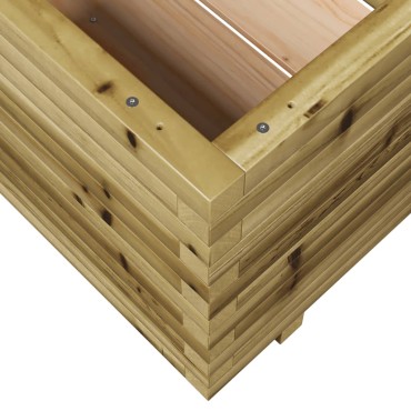 vidaXL Ζαρντινιέρα Κήπου 90x60x49,5 εκ. από Εμποτισμένο Ξύλο Πεύκου