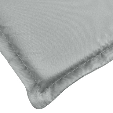 vidaXL Μαξιλάρι Ξαπλώστρας Ανοιχτό Γκρι 200x60x4cm Ύφασμα