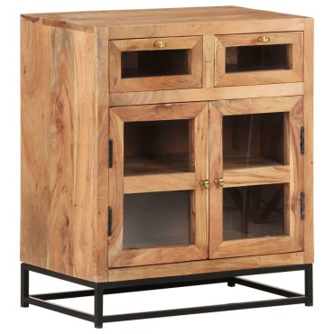 vidaXL Ντουλάπι 60x35x70cm από Μασίφ Ξύλο Ακακίας 1 τεμ.