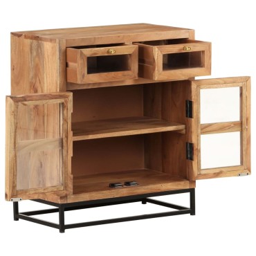 vidaXL Ντουλάπι 60x35x70cm από Μασίφ Ξύλο Ακακίας 1 τεμ.