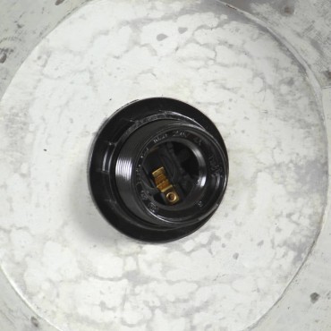vidaXL Φωτιστικό Industrial Κρεμαστό 25 W Ασημί 109 εκ. Ε27