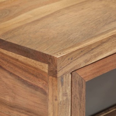 vidaXL Τραπέζι Κονσόλα 90x35x76cm από Μασίφ Ξύλο Ακακίας 1 τεμ.