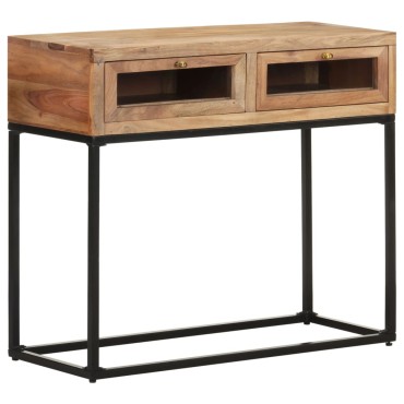 vidaXL Τραπέζι Κονσόλα 90x35x76cm από Μασίφ Ξύλο Ακακίας 1 τεμ.