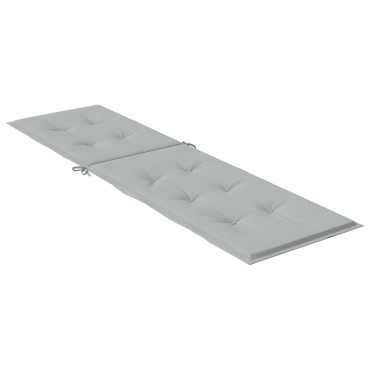 vidaXL Μαξιλάρι Σεζλόνγκ Ανοιχτό Γκρι (75+105)x50x4cm Υφασμάτινη