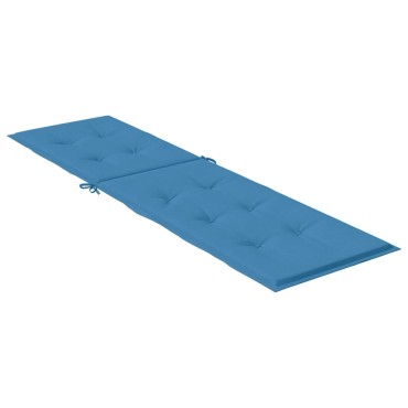vidaXL Μαξιλάρι Σεζλόνγκ Μπλε (75+105)x50x4cm Υφασμάτινη