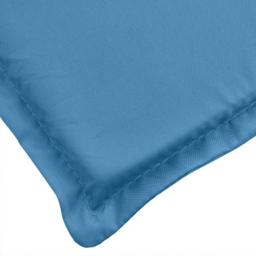 vidaXL Μαξιλάρι Σεζλόνγκ Μπλε (75+105)x50x4cm Υφασμάτινη