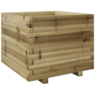 vidaXL Ζαρντινιέρα Κήπου 60x60x49,5 εκ. από Εμποτισμένο Ξύλο Πεύκου