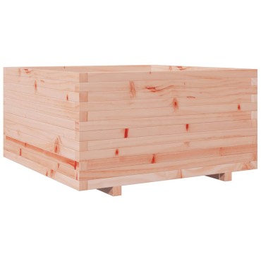 vidaXL Ζαρντινιέρα Κήπου 90x90x49,5 εκ. από Μασίφ Ξύλο Ψευδοτσούγκας