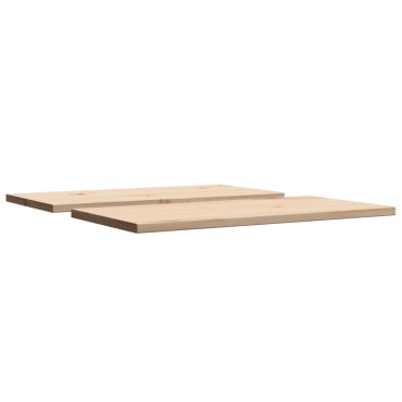 vidaXL Επιφάνειες Τραπεζιού Ορθογώνιες 2 τεμ. 60x30x1,7cm Μασίφ Πεύκο