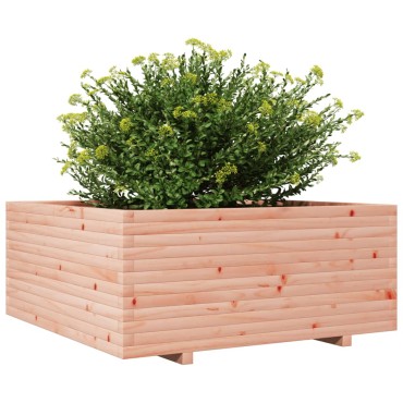 vidaXL Ζαρντινιέρα Κήπου 110x110x49,5 εκ. από Μασίφ Ξύλο Ψευδοτσούγκας