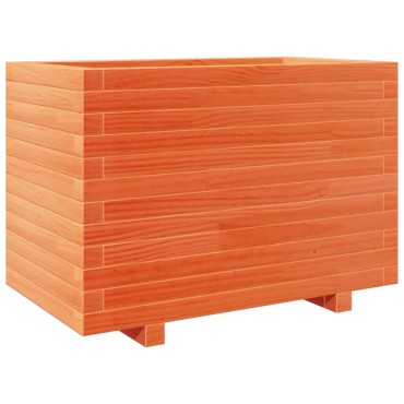 vidaXL Ζαρντινιέρα Καφέ Κεριού 70x40x49,5 εκ. από Μασίφ Ξύλο Πεύκου