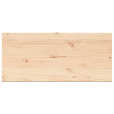 vidaXL Επιφάνεια Τραπεζιού Ορθογώνια 100x50x2,5cm Μασίφ Ξύλο Πεύκο 1 τεμ.