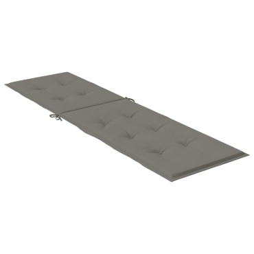 vidaXL Μαξιλάρι Σεζλόνγκ Σκούρο Γκρι (75+105)x50x4cm Υφασμάτινη