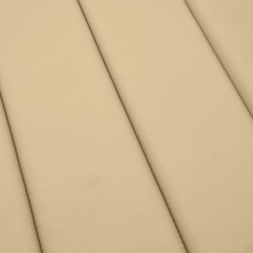 vidaXL Μαξιλάρι Ξαπλώστρας Μπεζ Μελανζέ 200x60x4cm Ύφασμα