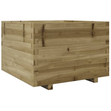 vidaXL Ζαρντινιέρα Κήπου 70x70x49,5 εκ. από Εμποτισμένο Ξύλο Πεύκου