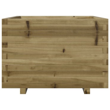 vidaXL Ζαρντινιέρα Κήπου 70x70x49,5 εκ. από Εμποτισμένο Ξύλο Πεύκου