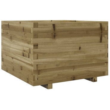 vidaXL Ζαρντινιέρα Κήπου 70x70x49,5 εκ. από Εμποτισμένο Ξύλο Πεύκου