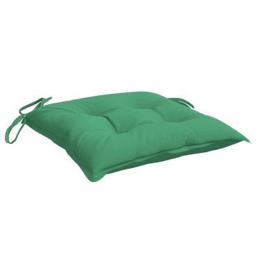 vidaXL Μαξιλάρια Παλέτας Κήπου 4 τεμ. Πράσινα 50x50x7cm Υφασμάτινα