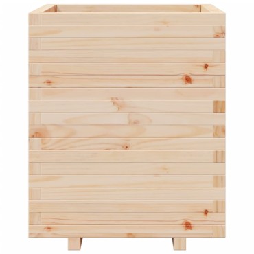 vidaXL Ζαρντινιέρα Κήπου 60x60x72,5 εκ από Μασίφ Ξύλο Πεύκου