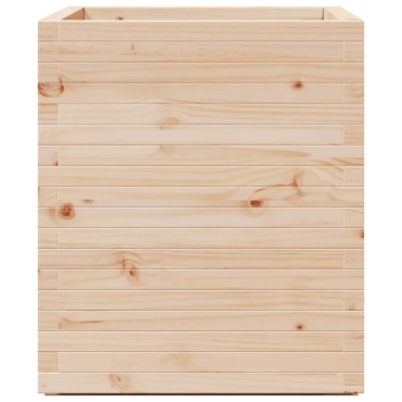 vidaXL Ζαρντινιέρα Κήπου 60x60x72,5 εκ από Μασίφ Ξύλο Πεύκου