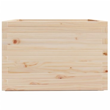 vidaXL Ζαρντινιέρα Κήπου 70x70x49,5 εκ από Μασίφ Ξύλο Πεύκου