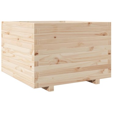 vidaXL Ζαρντινιέρα Κήπου 70x70x49,5 εκ από Μασίφ Ξύλο Πεύκου