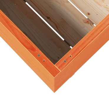 vidaXL Ζαρντινιέρα Καφέ Κεριού 110x40x72 εκ. από Μασίφ Ξύλο Πεύκου