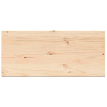 vidaXL Επιφάνεια Τραπεζιού Ορθογώνια 100x50x1,7cm Μασίφ Ξύλο Πεύκου 1 τεμ.