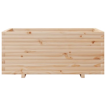 vidaXL Ζαρντινιέρα Κήπου 110x60x49,5 εκ από Μασίφ Ξύλο Πεύκου